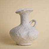 Scandinavian Ceramic White Vase